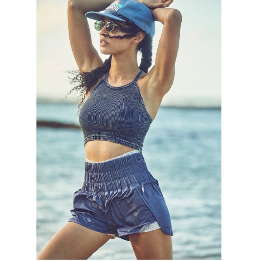 Free People The Way Home Shorts XS Deep Sea